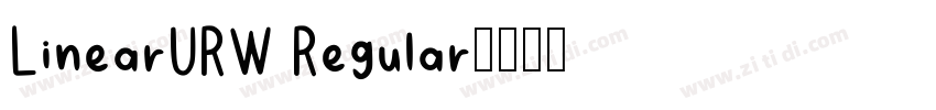 LinearURW Regular字体转换